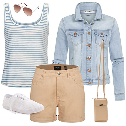 Frisse casual stijl Outfit 28278