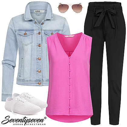 Casual spijkerjasje Outfit 28295