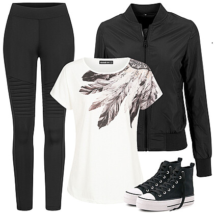 Casual levensstijl Outfit 28475