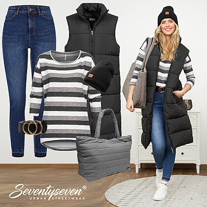 Chic gestreept Outfit 28648