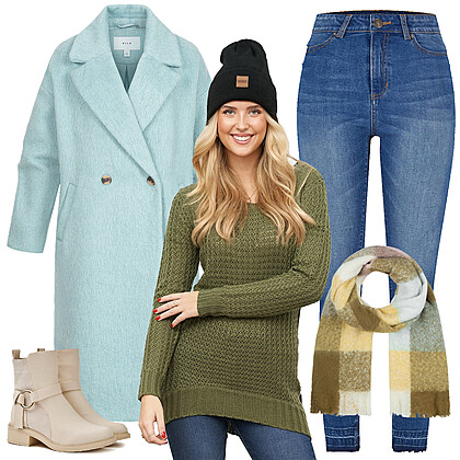 Winterse trui-chic Outfit 28849