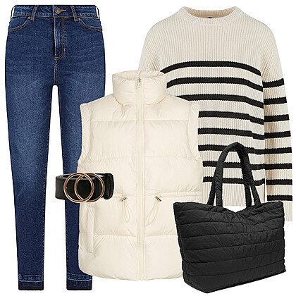 Perfect met tas Outfit 28933