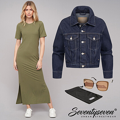 In spijkerjas stijl Outfit 29133