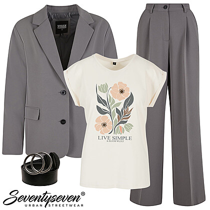 Bloemen kantoorstijl Outfit 29216