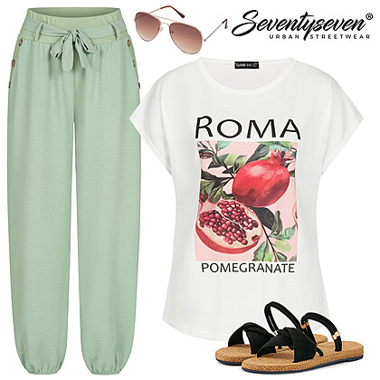 Fris in groen Outfit 29249