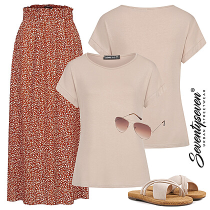 Zomerse Flair Maxirok Ensemble Outfit 29266