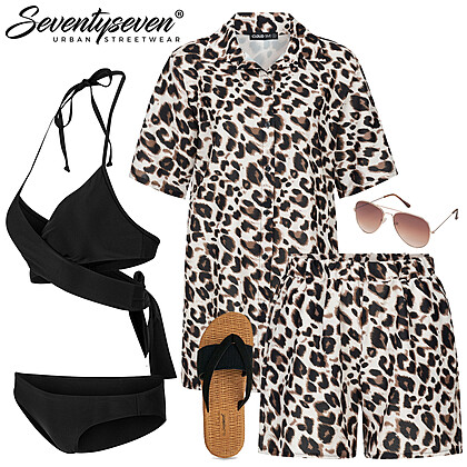 Zonneaanbidder strandlook Outfit 29313