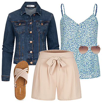 Frisse denimtrend Outfit 29379
