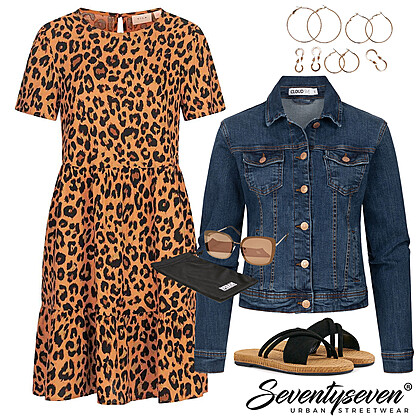 Mode met leeuwprint Outfit 29391