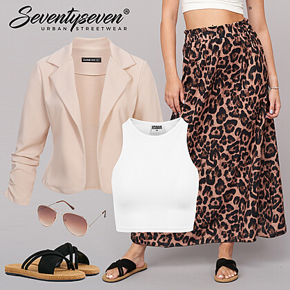 Zonnige rok outfit 29396