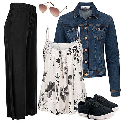 Vederlichte stijl Outfit 29398