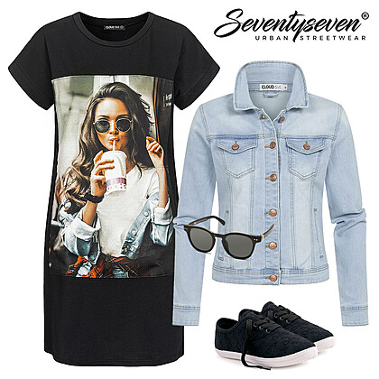 Ontspannen cafe ontmoeting Outfit 29474