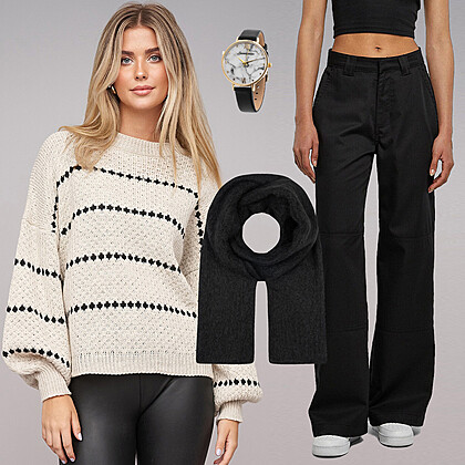 Herbstlicher Strickzauber Outfit 29748