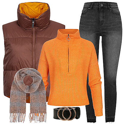 Herbstliches Fashion Geheimnis Outfit 29778
